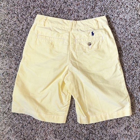 Boys/Kids Vintage Polo by Ralph Lauren Yellow Khaki Shorts Size 10 - Picture 5 of 7